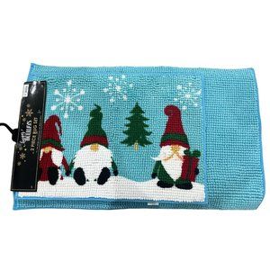 HAPPY HOLIDAYS 2 Piece Rug Set 17in. X 24in. & 20in. X 32in.